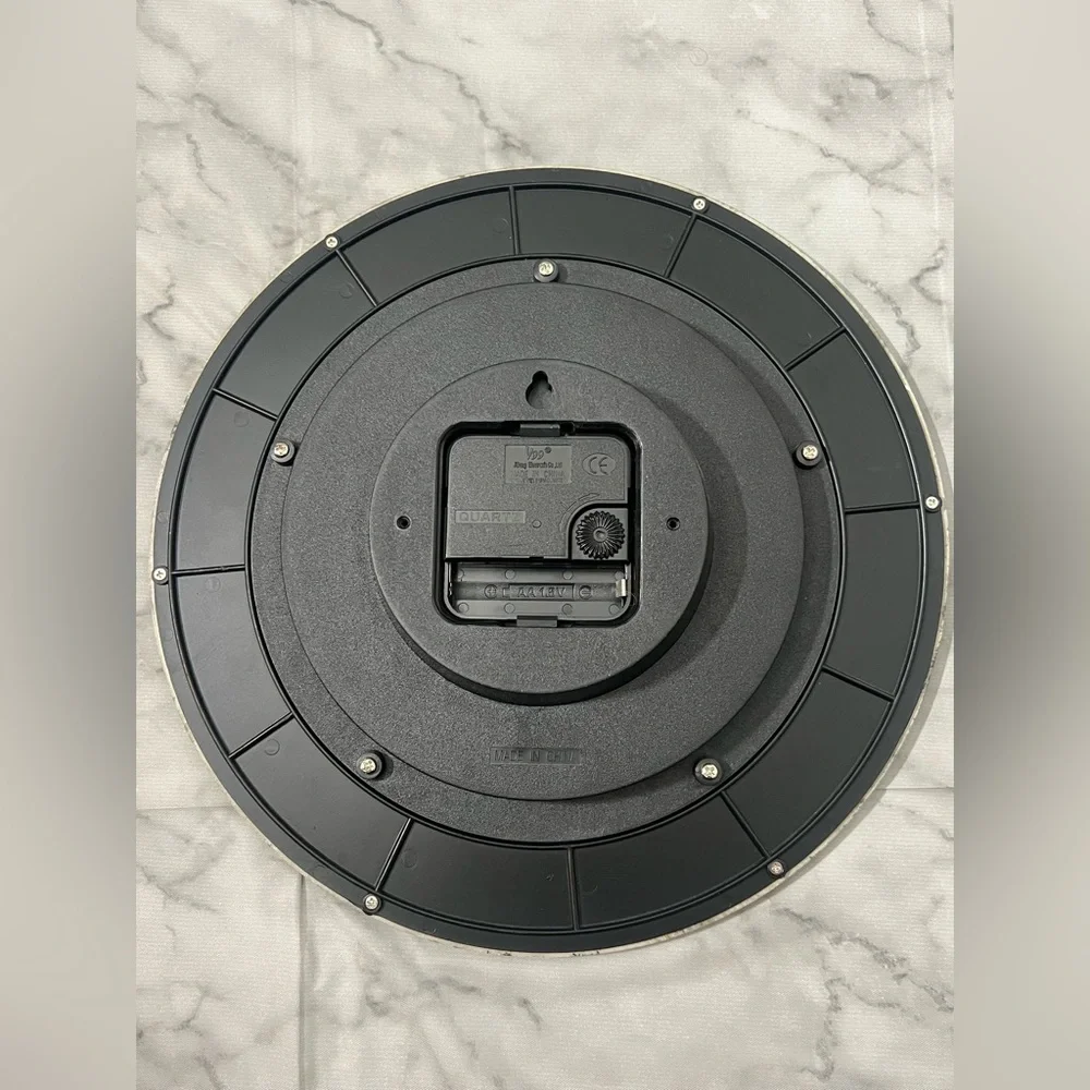 Silver Mosaic Wall Clock FirsTime Manufactory